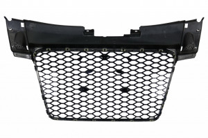 Grila Centrala compatibil cu AUDI TT 8J 2006-2014 RS Design Crom Negru Lucios - Img 4
