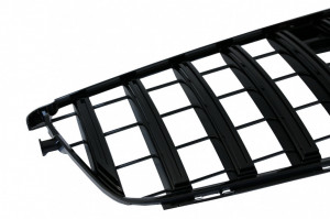 Grila Centrala compatibil cu Mercedes C-Class W204 2007-2014 GT-R Panamericana Design Negru - Img 3
