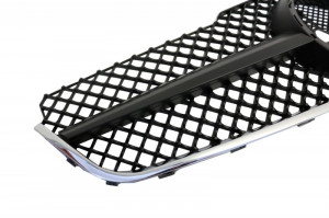 Grila Centrala compatibil cu MERCEDES E-Class C207 W207 A207 2009-2012 Coupe Cabrio SL-Look Negru - Img 3