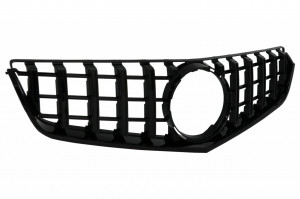 Grila Centrala compatibil cu Mercedes E-Class C207 W207 A207 Pre Facelift 2009-2012 Coupe Cabrio GTR Look Negru - Img 2