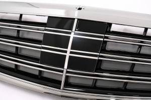 Grila Centrala compatibil cu Mercedes S-Class W222 2014-2020 Crom - Img 2