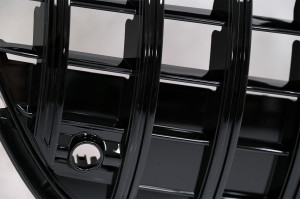 Grila Centrala compatibil cu Mercedes SLK R172 2011-2015 GT-R Panamericana Design Negru - Img 5