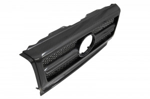 Grila Centrala compatibil cu MERCEDES W463 G-Class 1990-2014 G65 Design Carbon Real Edition - Img 3
