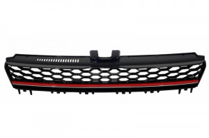 Grila Centrala compatibil cu VW Golf 7 VII 2012-2017 GTI R-line Design Rosu