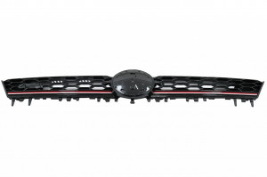 Grila Centrala compatibil cu VW Golf 7 VII 5G 2013-2017 GTI Design Rosu - Img 3