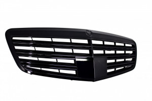 Grila Centrala Facelift compatibil cu MERCEDES W221 S-Class 2011-2013 S63 S65 Piano Black Desing - Img 2