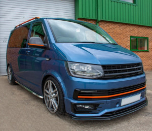 Grila Centrala fara emblema compatibil cu VW T6 Bus, Transporter 2015-2019 Negru Mat - Img 5