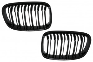 Grile Centrale compatibil cu BMW Seria 1 F20 F21 2011-2014 Negru Lucios M Design