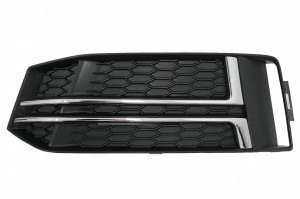 Grile Laterale compatibil cu Audi A4 B9 Sedan Avant 2016-2018 S-Line Silver Edition - Img 2