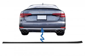 Ornament Bara Spate compatibil cu AUDI A4 B9 8W 2016-2018 Sedan/Avant S-Line Design Pentru Bara Standard - Img 2