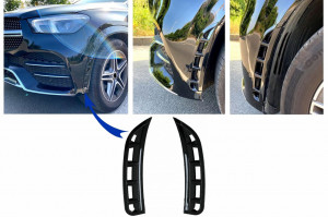 Ornamente bara fata flapsuri compatibil cu Mercedes GLE W167 SUV GLE Coupe C167 Sport Line 2019-> Negru Lucios