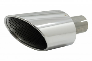 Ornamente Evacuare compatibil cu Audi A4 B9 2016-2019 A5 F5 2017-2019 Crom - Img 2