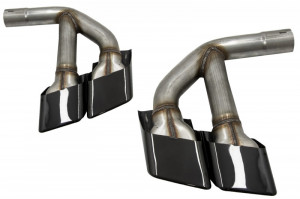 Ornamente toba compatibil cu AUDI Q7 4M 2015-2019 SQ7 Design Negru doar pentru Benzina