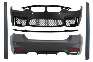 Pachet Exterior compatibil cu BMW Seria 3 F30 2011-2019 EVO II M3 CS Design Fara Proiectoare