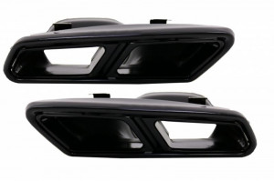 Pachet Exterior compatibil cu S-Class W222 2013-2017 S63 Design cu Ornamente Toba de Evacuare - Img 5