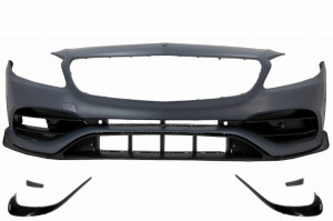Pachet Exterior Complet compatibil cu Mercedes A-Class W176 2012-2018 Facelift A45 Design - Img 6