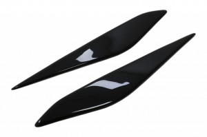 Pleoape Faruri compatibil cu Ford Fiesta Mk8 2017-2021 Negru Lucios - Img 3
