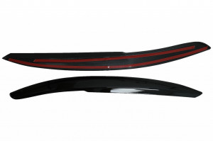 Pleoape Faruri compatibil cu VW Polo 6R 6C 2009-2017 Negru Lucios - Img 4