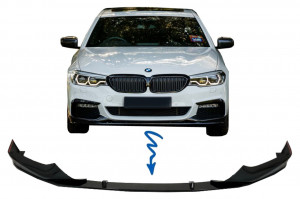 Prelungire Bara Fata Negru Lucios compatibil cu BMW Seria 5 G30 G31 (2017+) M Tech Sport Design - Img 8