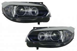 Set faruri LED Angel Eyes compatibil cu BMW X1 E84 2009-2012 Xenon Look