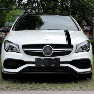Set Stickere Negru Mat MERCEDES CLA W117 C117 X117 (2013-2016) A-Class W176 (2012-2018) 45 Design Edition 1