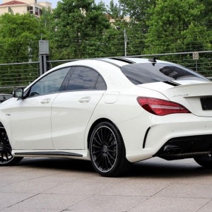 Set Stickere Negru Mat MERCEDES CLA W117 C117 X117 (2013-2016) A-Class W176 (2012-2018) 45 Design Edition 1 - Img 4