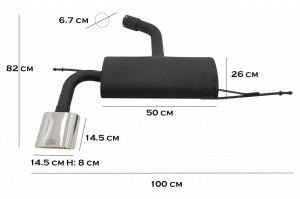 Sistem Evacuare compatibil cu Seat Leon Hatchback 1P 2005-2009 - Img 2