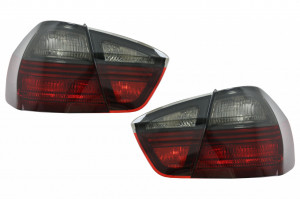Stopuri compatibil cu BMW Seria 3 E90 Limuzina 2005-2008 Rosu Fumuriu