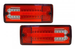 Stopuri Full LED compatibil cu MERCEDES W463 G-Class 1989-2015 Rosu Clar