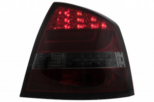 Stopuri LED Bar compatibil cu Skoda Octavia II 2004-2012 Rosu Fumuriu - Img 4