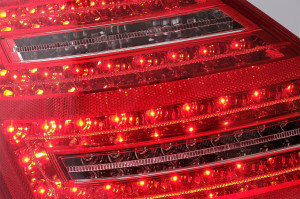 Stopuri LED compatibil cu Mercedes S-Class W221 2005-2009 Rosu Clar - Img 3