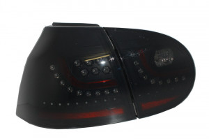 Stopuri LED compatibil cu VW Golf V 5 Fumuriu Negru Extrem Design Urban Style - Img 3