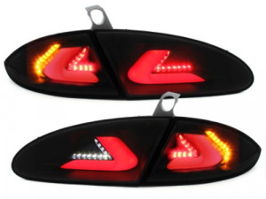 Stopuri LED LIGHTBAR compatibil cu Seat Leon 2005-2009 1P Negru Fumuriu - Img 3