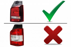 Stopuri LED Rosu Clar compatibile cu VW Transporter T5 2010-2015 - Img 2