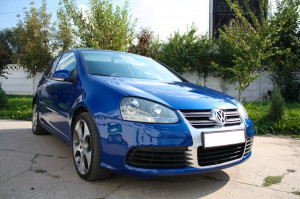 Bara Fata compatibil cu VW Golf V 5 2003-2007, Jetta 2005-2010 R32 Aluminiu Look - Img 3