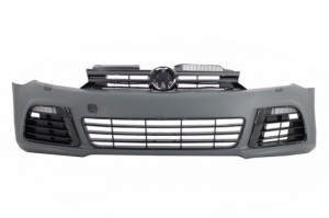 Bara Fata compatibil cu VW Golf VI Golf 6 2008-2013 R20 Look cu Faruri LED Design Golf 7 3D U Design Semnal LED Dinamic - Img 2