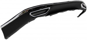 Bara Fata cu Difuzor Bara Spate Dubla Evacuare compatibil cu VW Passat B8 3G 2015-2019 R-Line Design - Img 7