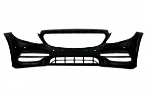 Bara Fata cu Difuzor Spate compatibil cu Mercedes C-Class A205 Cabriolet C205 Coupe 2014-2019 C63 Design Negru - Img 4