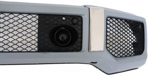 Bara Fata cu Prelungiri Aripi Extensii si Grila Centrala compatibil cu MERCEDES Benz G-Class W463 1990-2014 G65 Design - Img 3