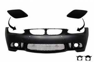 Capace Spalatoare Bara Fata compatibil cu BMW 3 Series E92, E93 M3 2006-2009 M3 M-Technik Design