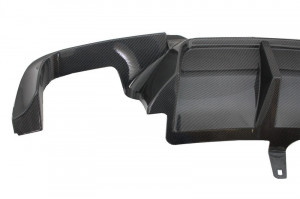Difuzor Bara Spate Carbon cu evacuare dubla compatibil cu BMW F10 F11 Seria 5 2011-2017 M-Performance Design - Img 5