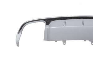 Difuzor Bara Spate compatibil cu Audi A6 4G Facelift S-Line 2015-2018 S6 Design - Img 7