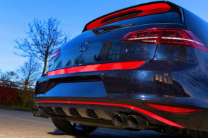 Difuzor Bara Spate compatibil cu VW Golf 7 VII 2013-2017 ABT Look - Img 7