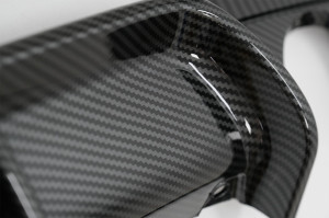 Difuzor Bara Spate cu Evacuare Dubla compatibil cu BMW 3 Series F30 F31 2011-2019 M Performance Design Carbon Film Coating - Img 7