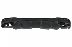 Difuzor Bara Spate cu Ornamente Evacuare compatibil cu Mercedes GLE W166 SUV Sport Line 2015-2018 Night Package - Img 5