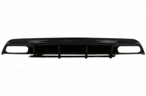 Difuzor Bara Spate cu Ornamente Evacuare Negre compatibil cu Mercedes A-Class W176 2012-2018 A45 Facelift Design - Img 3