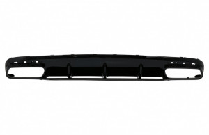 Difuzor Bara Spate cu Ornamente evacuare Negre compatibil cu Mercedes S-Class C217 Coupe 2014-2020 S63 Facelift Desing - Img 4