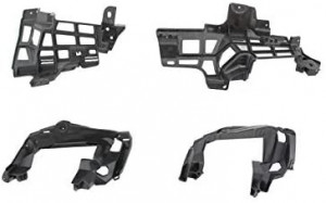 Difuzor Bara Spate cu Ornamente pentru sistemul de evacuare Crom compatibil cu MERCEDES CLA W117 2013-2018 Facelift CLA45 Desing Carbon - Img 7
