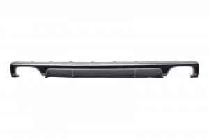 Difuzor Bara Spate cu Ornamente toba compatibil si Grila Bara Fata cu Audi A7 4G Facelift 2015-2017 S7 Design - Img 4