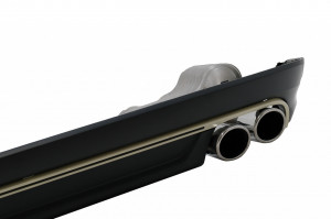 Difuzor bara spate cu Ornamente tobe compatibil cu Audi A8 D4 2015-2017 S8 Design - Img 3